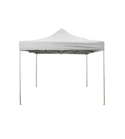 Outlet Gazebo richiudibile pieghevole riviera in tessuto impermeabile e anti uv bianco 3x3 m Coperture Per Esterno E Accessori