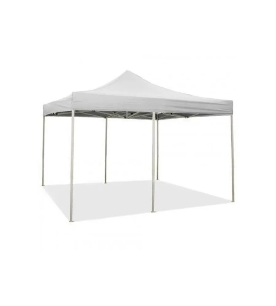 Coperture Per Esterno E Accessori|Gazebo richiudibile pieghevole riviera in tessuto impermeabile e anti uv bianco 3x6 m