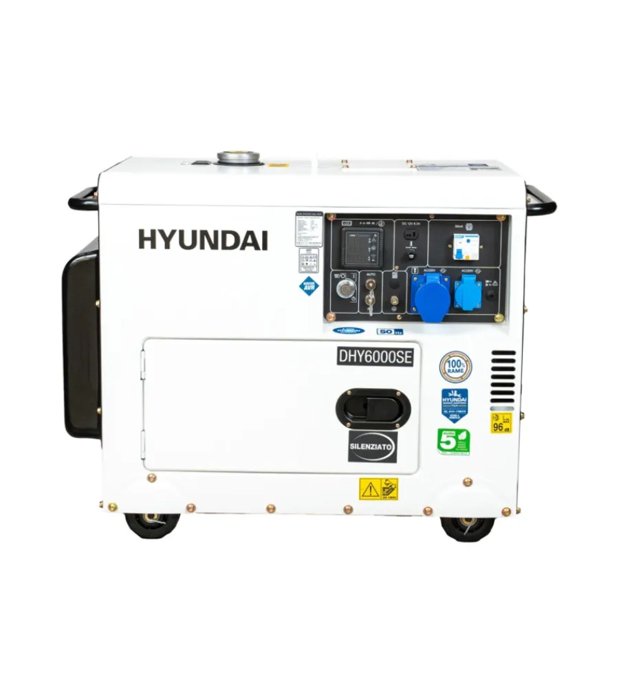 Generatori Di Corrente-Hyundai Generatore di corrente a diesel 5000 w - cod. 65231