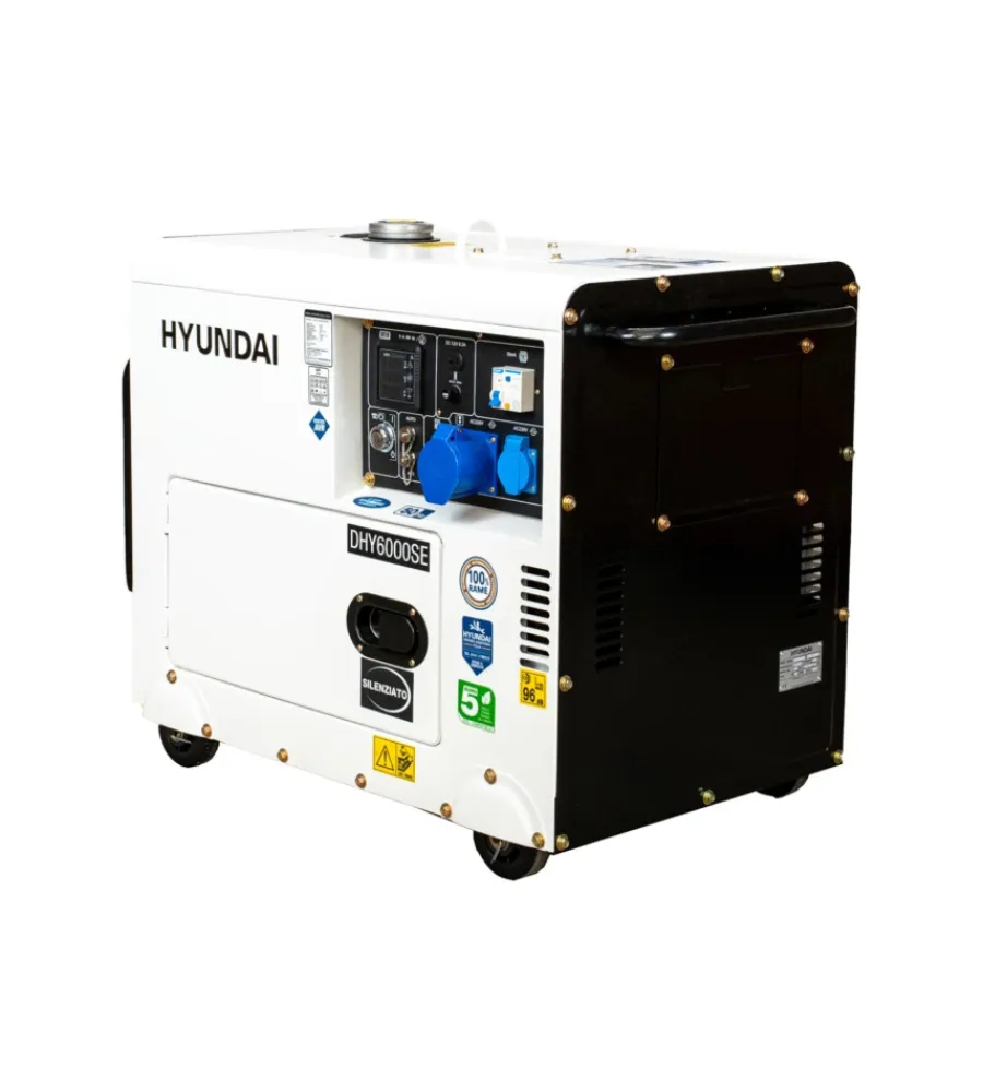 Generatori Di Corrente-Hyundai Generatore di corrente a diesel 5000 w - cod. 65231