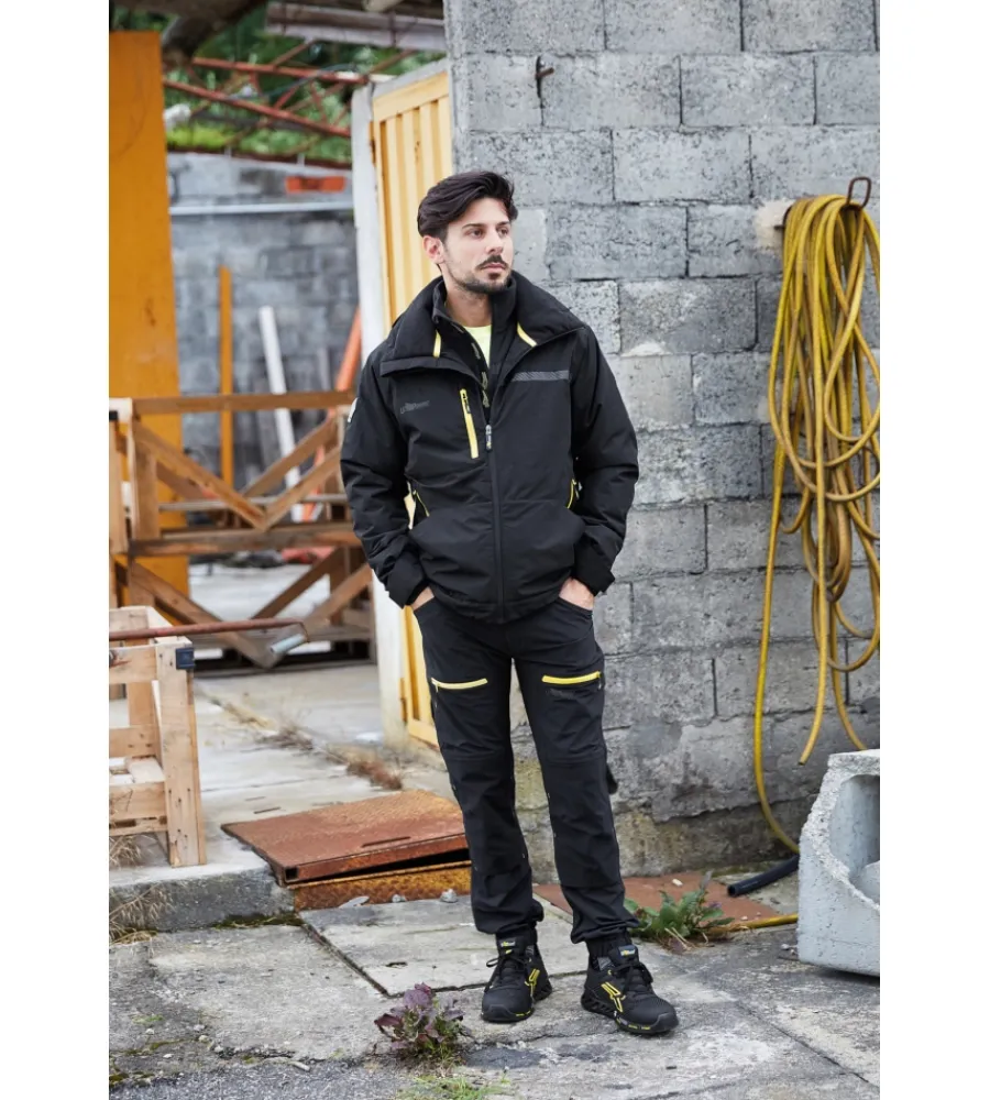 Giacche E Gilet|Giacche E Gilet-U-Power Giacca da lavoro "wink" black carbon, tg m