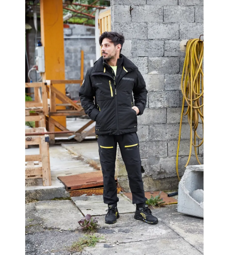 Giacche E Gilet|Giacche E Gilet-U-Power Giacca da lavoro "wink" black carbon, tg m