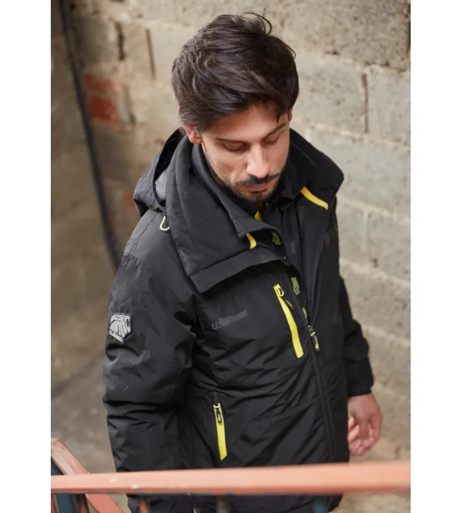 Giacche E Gilet|Giacche E Gilet-U-Power Giacca da lavoro "wink" black carbon, tg m