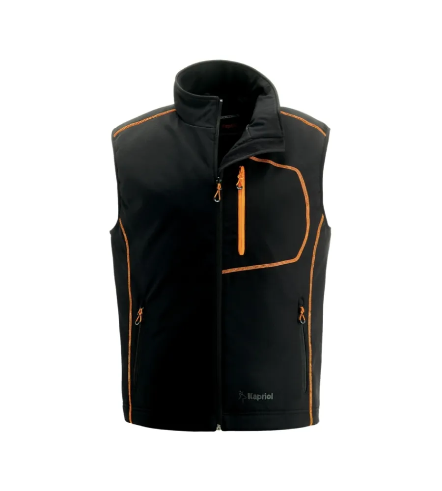 Kapriol Giacche E Gilet|Giacche E Gilet|Gilet da lavoro imbottito "dynamic" arancione/nero, tg m