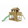 Giochi E Casette Bimbo-Fungoo Gioco per bambini da esterno in legno "mars" con casetta con finestra, altalena e scivolo, 558x301x280 cm
