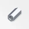 Alfer aluminium Ferramenta Per Mobili E Infissi|Giunti esagonali m10 acciaio zincato 2 pezzi.