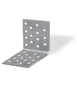 Ferramenta Per Esterno|Giunto ad angolo forato 60 x 60 x 50 mm.