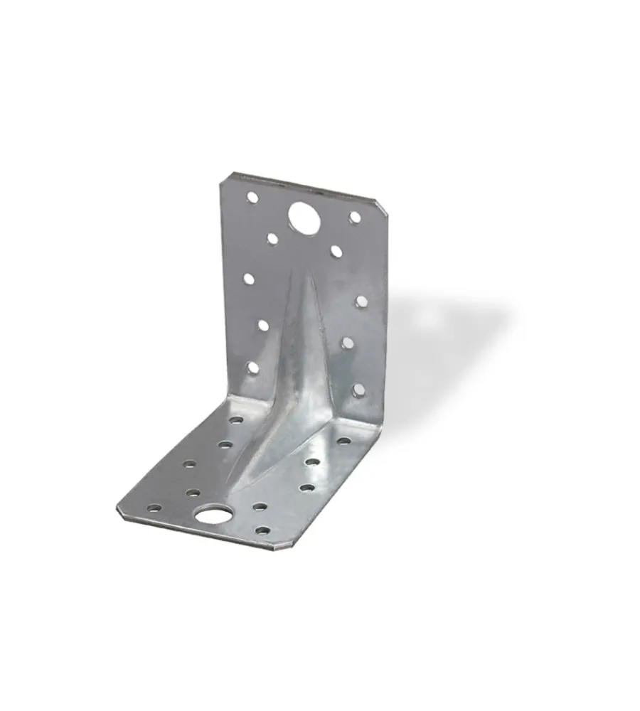 Ferramenta Per Esterno- Giunto ad angolo nervato 70 x 70 x 55 mm.