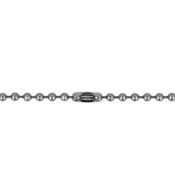 Sistemi Di Fissaggio- Giunzione a bastoncino per catenella a pallini da ø 3,6 mm. - nichelato - 10 pz.