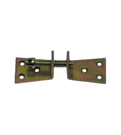 Ferramenta Per Mobili E Infissi- Giunzione doppia - 40 x 33 mm. - ferro lucido - 2 pz.