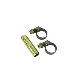 Ferramenta Per Esterno|Giunzione per tubi + 2 fascette - 12 mm = 1/2”