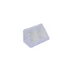 Ferramenta Per Mobili E Infissi|Giunzioni ad angolo in plastica - 20x20 - h. 30 mm. - bianco - 8 pz.