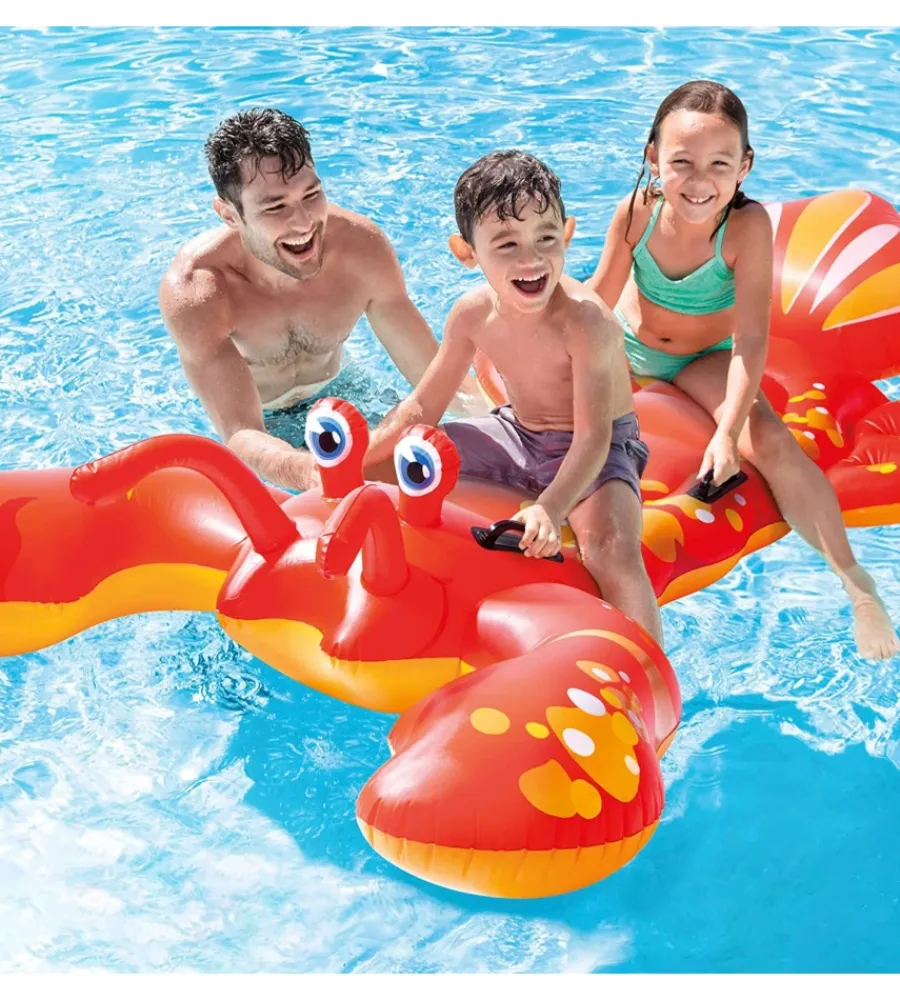 Piscine-Intex Gonfiabile cavalcabile "aragosta" 213x137 i.7 - cod. 57528np