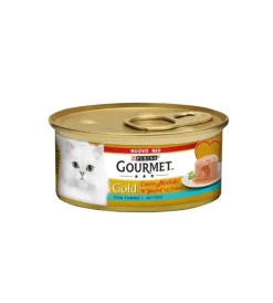 Alimenti Umido Gatto|Gourmet gold tortini con cuore morbido di tonno - 85 gr