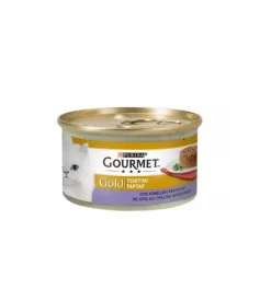 Alimenti Umido Gatto|Gourmet gold tortini con agnello e fagiolini in gelee - 85 gr
