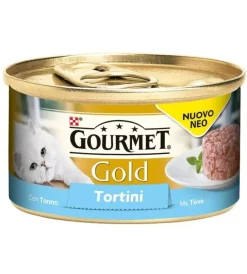 Alimenti Umido Gatto|Gourmet gold tortino con tonno - 85 gr