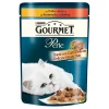 Purina Alimenti Umido Gatto|Gourmet perle, alimento umido per gatto, duetti di carne con manzo e pollo.