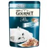 Alimenti Umido Gatto-Purina Gourmet perle, alimento umido per gatto, duetti di mare con pesce dell'oceano e tonno.