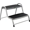 Brunner Campeggio|Gradino d'ingresso per veicoli "king step double xl" in acciaio, colore grigio