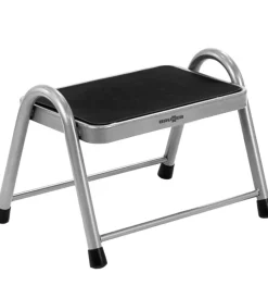 Brunner Campeggio|Gradino d'ingresso per veicoli "king step" in acciaio, colore grigio