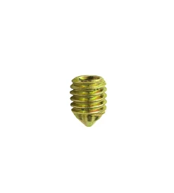 Sistemi Di Fissaggio|Grani per maniglie zincato giallo m6x8 mm. - 10 pz.