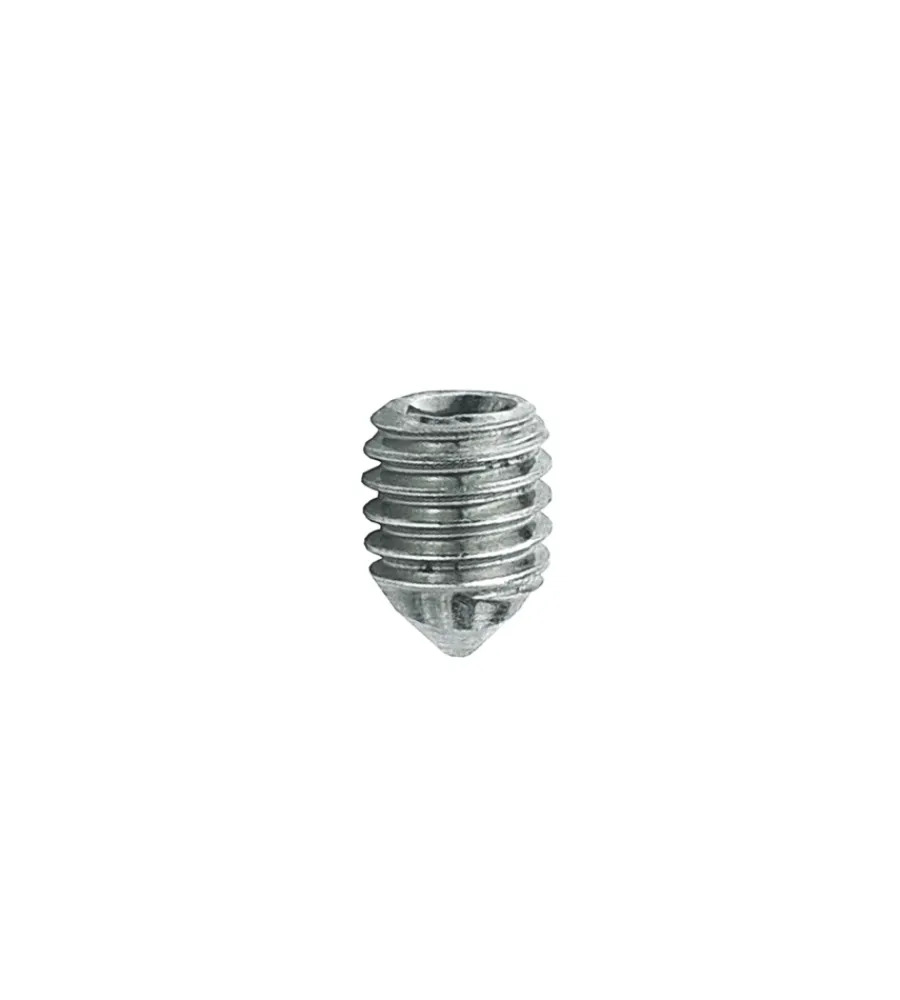 Sistemi Di Fissaggio- Grani per maniglie zincato bianco m6x8 mm. - 10 pz.