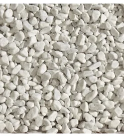 Fontane, Decorazioni E Pavimentazioni- Granulato da esterno bianco carrara 8/16mm, 20kg.