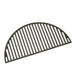 New Griglia a mezzaluna per barbecue "grande" in ghisa 55x30x5 cm Barbecue