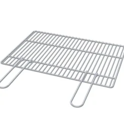 Sarom Fuoco Barbecue|Griglia di cottura per barbecue in acciaio cromato, 48x33 cm -