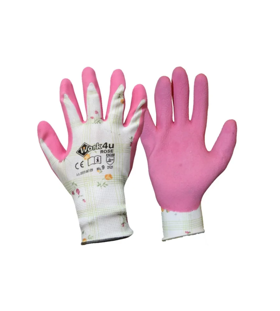 Guanti- Guanti giardinaggio "rose" misura 8