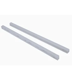 Ferramenta Per Mobili E Infissi|Guide per cassetto in plastica da avvitare - l. 340 x h. 16,5 mm. - bianco