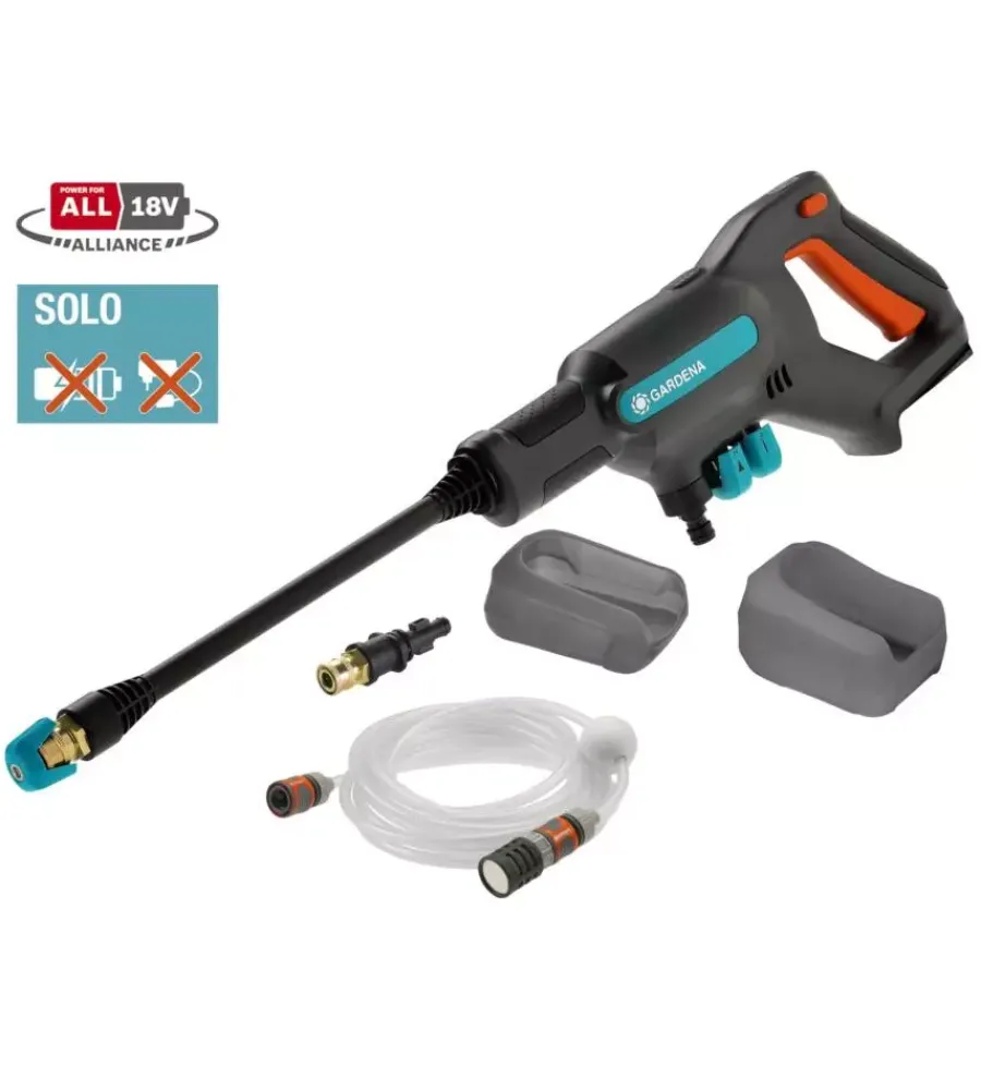 Idropulitrici-Gardena Idropulitrice a batteria a freddo "acquaclean" 24 bar 18v, solo corpo macchina