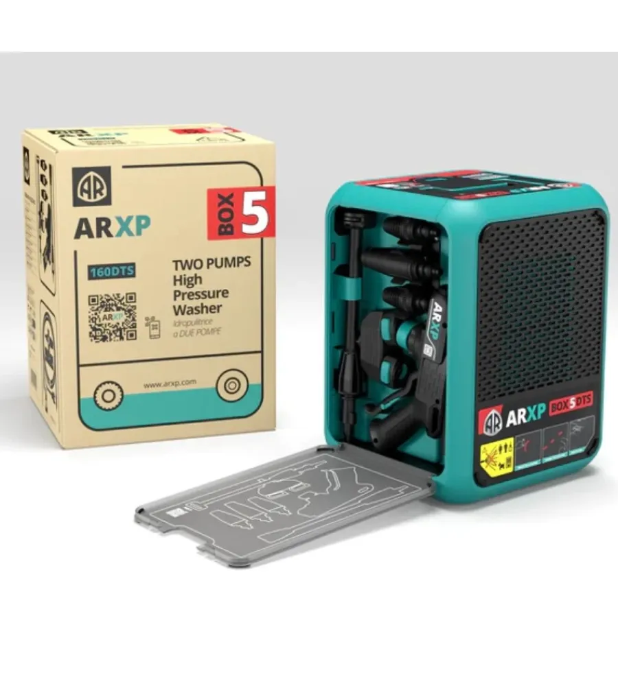 Idropulitrici-Annovi Reverberi Idropulitrice elettrica a freddo "arxp box 5 160dts" 160 bar 850 l/h 2700 w