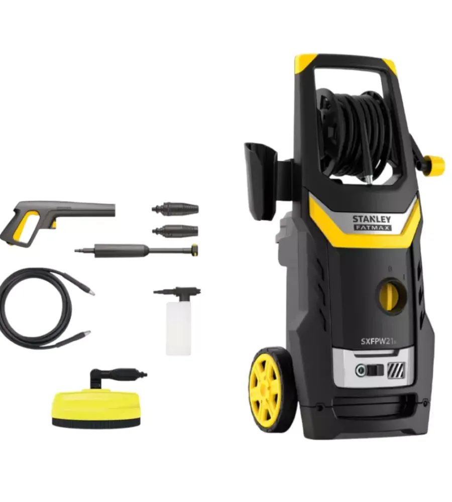 Stanley Fatmax Idropulitrici|Idropulitrice elettrica a freddo "sxfpw21bp-e" 160 bar 480 l/h 2100 w