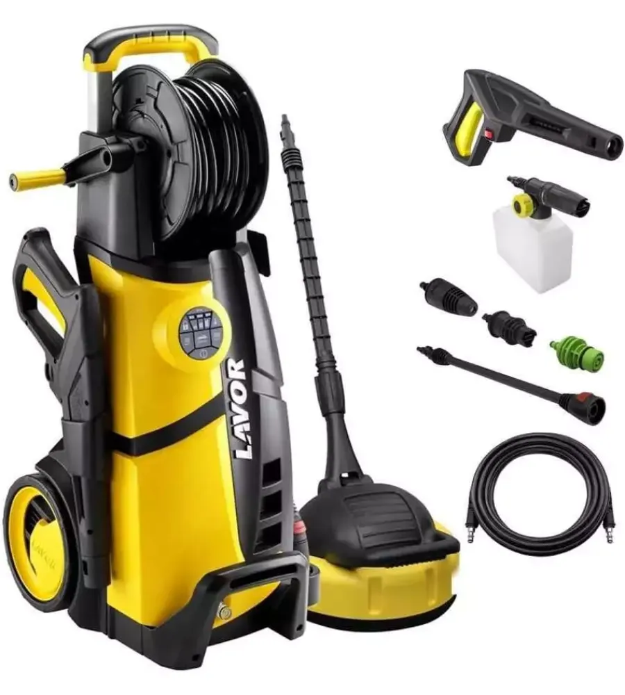Best Idropulitrice elettrica a freddo multiaccessoriata "lvr4 plus 160 digit" 160 bar 510 l/h 2500 w Idropulitrici