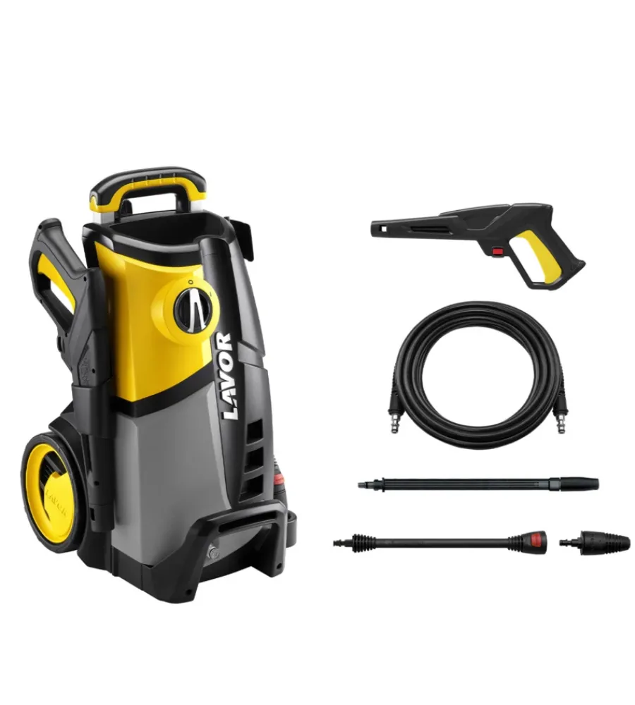 Best Idropulitrice elettrica a freddo "lvr5 140" 140 bar 390 l/h 2000 w - motore ad induzione Idropulitrici