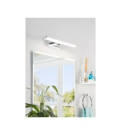 Eglo Illuminazione Per Interno|Illuminazione per specchio bagno con led integrato, 40x12x4 cm