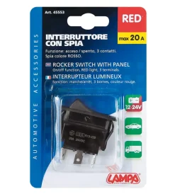 Lampa Elettrico|Interruttore con spia 20a-12v  45553