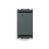 Serie Civili|Interruttore 1p 16ax lum.so grigio - vimar.