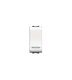 Serie Civili|Interruttore  unipolare  illuminabile serie  mylife 16a - bianco.