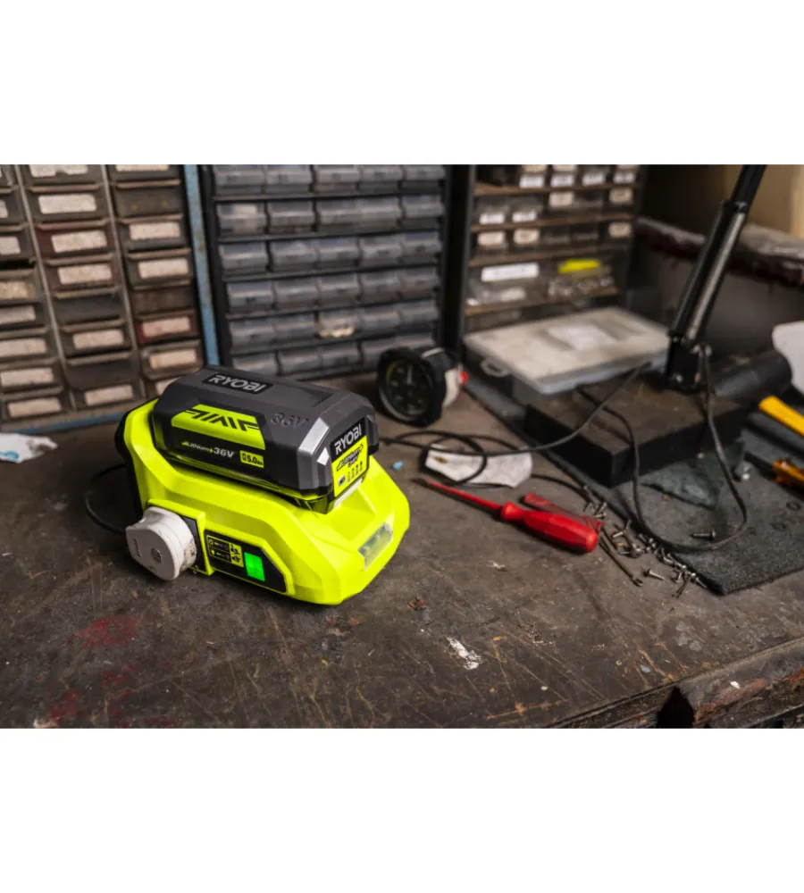 Online Inverter ryobi "ry36bi300a-0 " 36v, 230 v - 150 w, solo corpo macchina Batterie E Caricatori Per Macchine Giardinaggio
