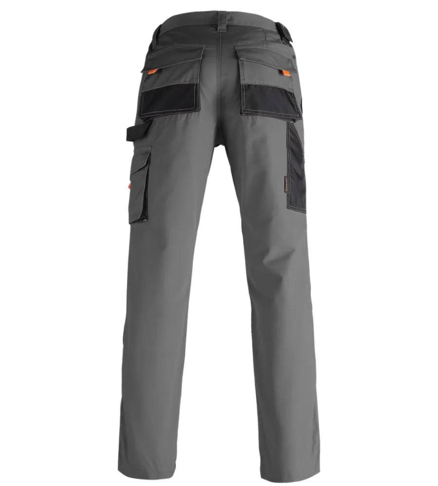 Outlet pantalone da lavoro "smart" grigio/nero, tg m Pantaloni|Pantaloni