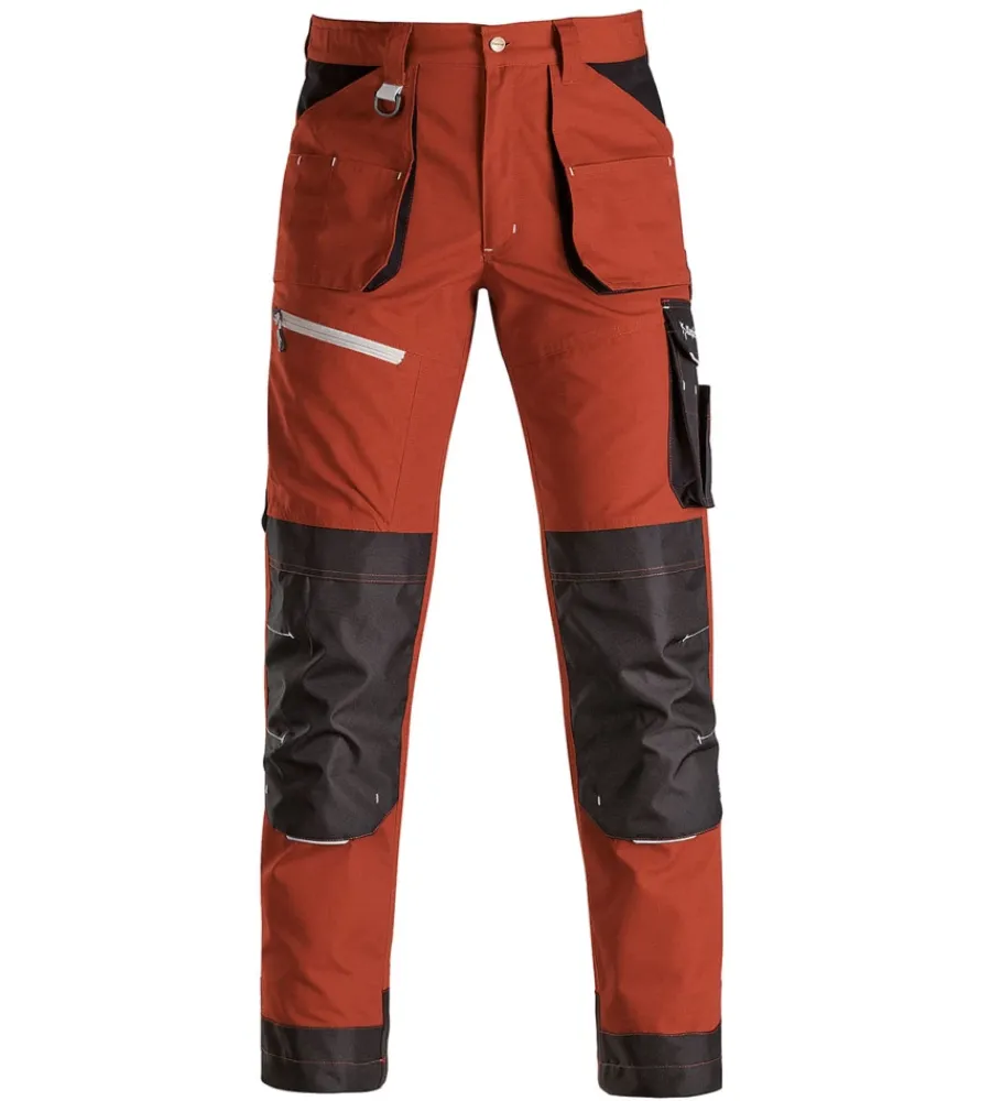 Pantaloni|Pantaloni-Kapriol pantalone da lavoro "dynamic" artigiano ruggine/nero, tg xxl