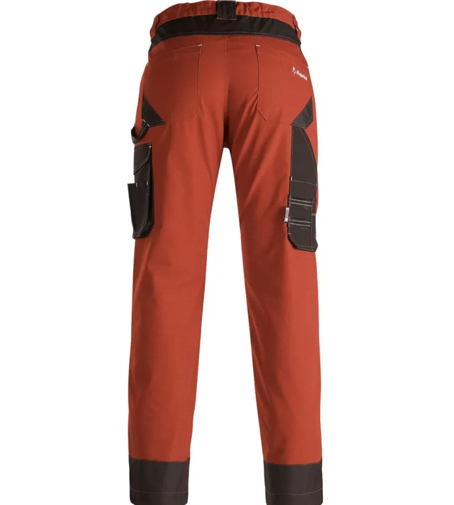 Pantaloni|Pantaloni-Kapriol pantalone da lavoro "dynamic" artigiano ruggine/nero, tg xxl