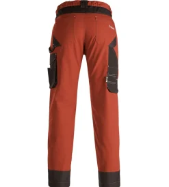 Kapriol Pantaloni|Pantaloni|pantalone da lavoro "dynamic" artigiano ruggine/nero, tg s