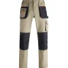Pantaloni|Pantaloni-Kapriol pantalone da lavoro "smart" beige, tg l