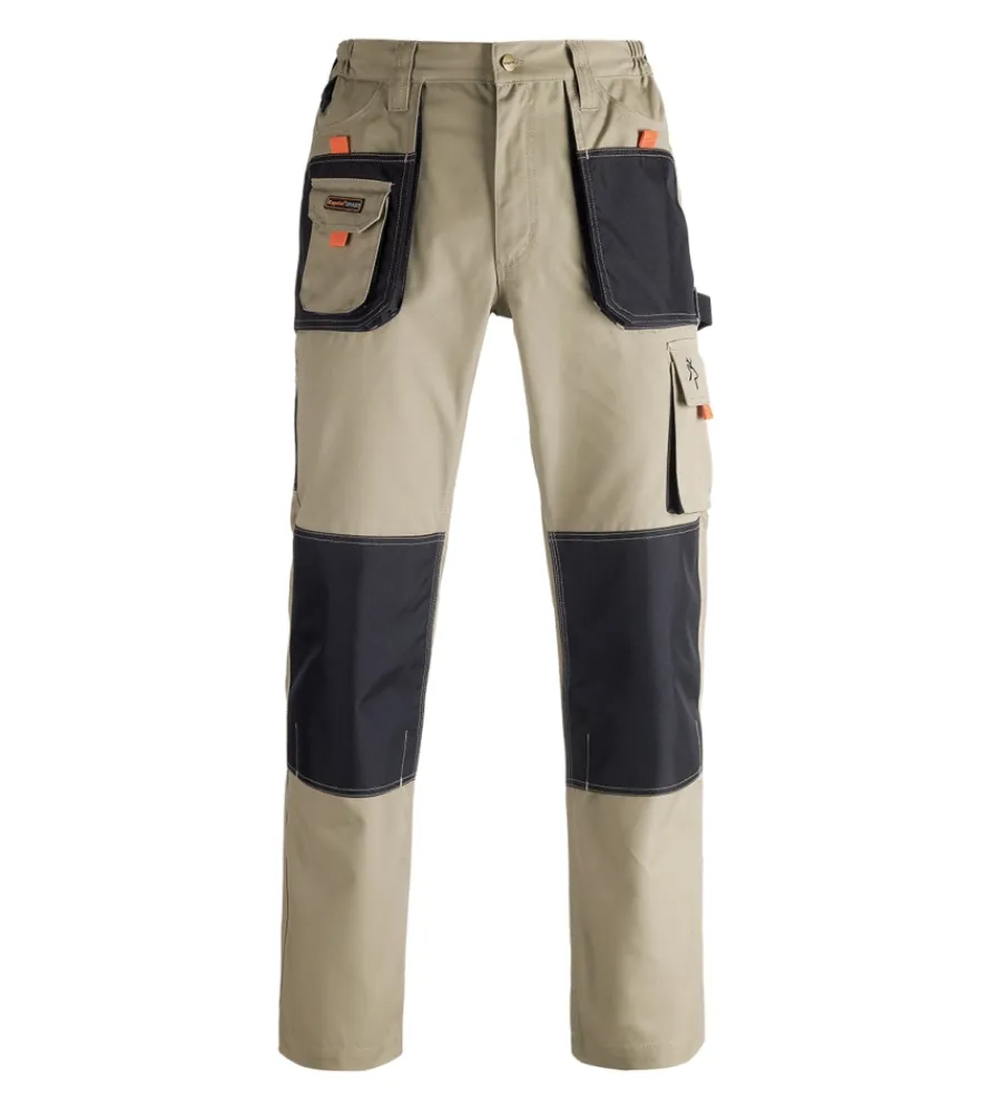 Pantaloni|Pantaloni-Kapriol pantalone da lavoro "smart" beige, tg l