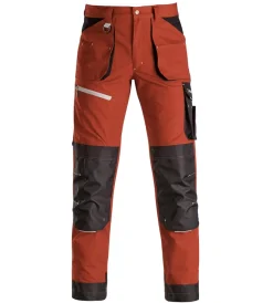 Sale pantalone da lavoro "dynamic" artigiano ruggine/nero, tg xl Pantaloni|Pantaloni