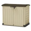 Contenitori Da Esterno-Keter - porta attrezzi multiuso in resina "store it out arc" - 1200 lt 146x82x120 cm beige