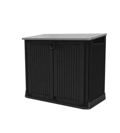 Keter Contenitori Da Esterno|- portattrezzi multiuso in resina "store it out midi" - 880 lt 132x71,5x113,50 cm nero